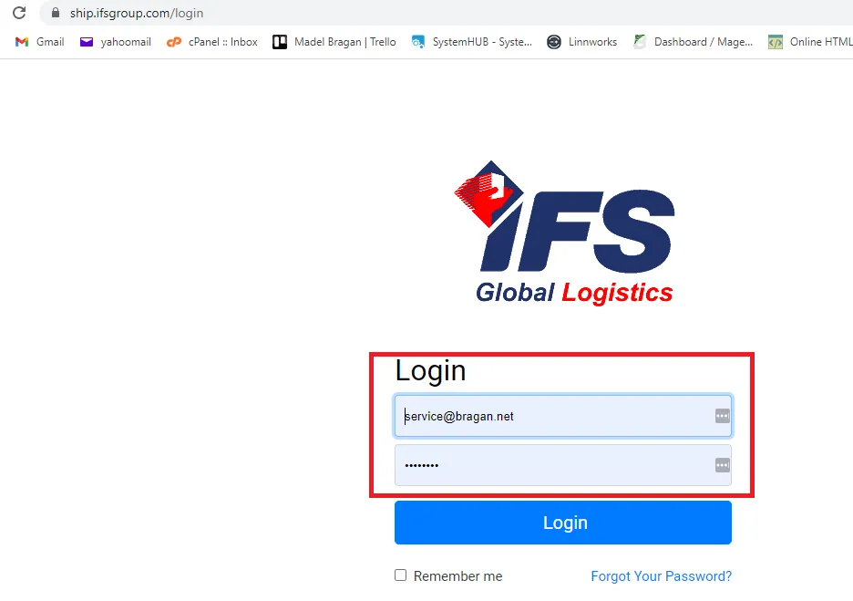 Fig. 8 — Click International, UK & Domestic Courier