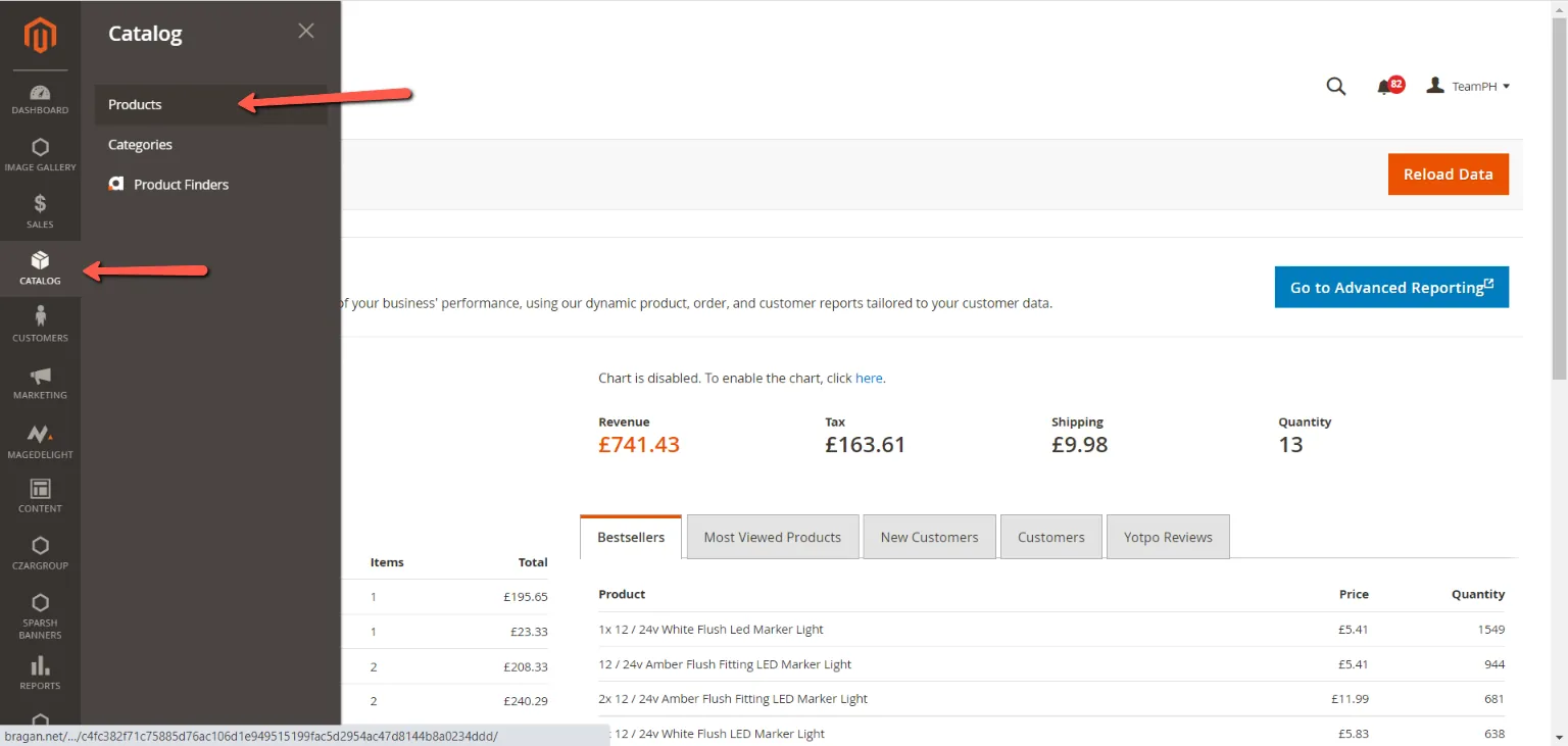 Fig. 2 — Product Details Screen