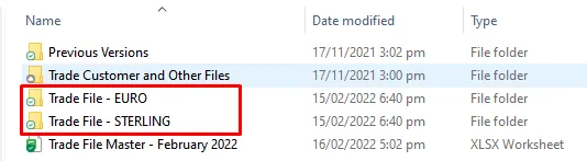 Fig. 67 — Trade File Macro