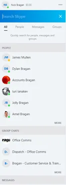 Fig. 12 — Never change the original settings for Skype.